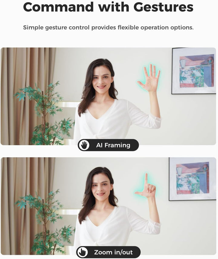 OBSBOT Meet SE 1080P@100 FPS Webcam für PC mit 1/2,8" Sensor, KI-Bildanpassung & Autofokus, Beauty M