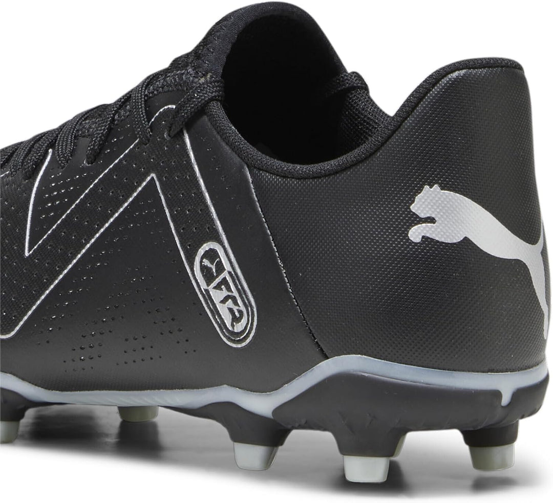 PUMA Herren Future Play Fg/Ag Fussballschuh 42.5 EU Puma Black Puma Silver, 42.5 EU Puma Black Puma