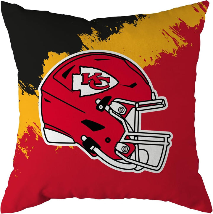 NFL Kissen Kansas City Chiefs Football Cushion Brush Pillow Sofakissen 50x50cm