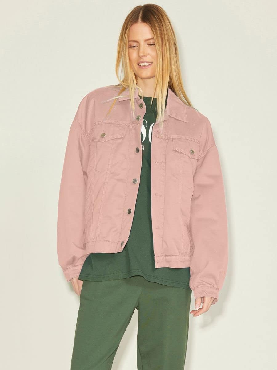 JACK & JONES Damen JJXX JXMOCCA Canvas Jacket NOOS XL Cameo Rose, XL Cameo Rose