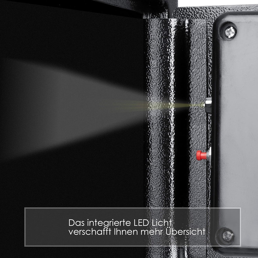 KESSER® Elektr. Tresor | 31x20x20cm | LED-Anzeige | Elektronischer Safe | Doppelbolzenverriegelung |