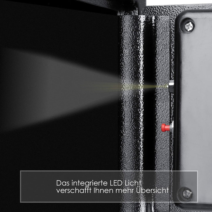 KESSER® Elektr. Tresor | 31x20x20cm | LED-Anzeige | Elektronischer Safe | Doppelbolzenverriegelung |