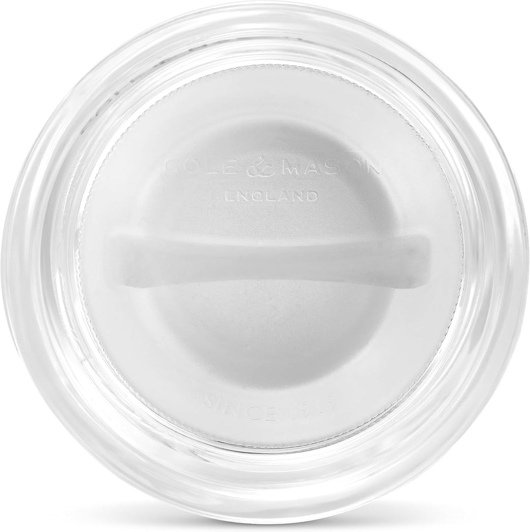 Cole & Mason London Salz- und Pfeffermühlen- & Streuer-Geschenkset, 130 mm / 5" Acrylmühle, scharfes
