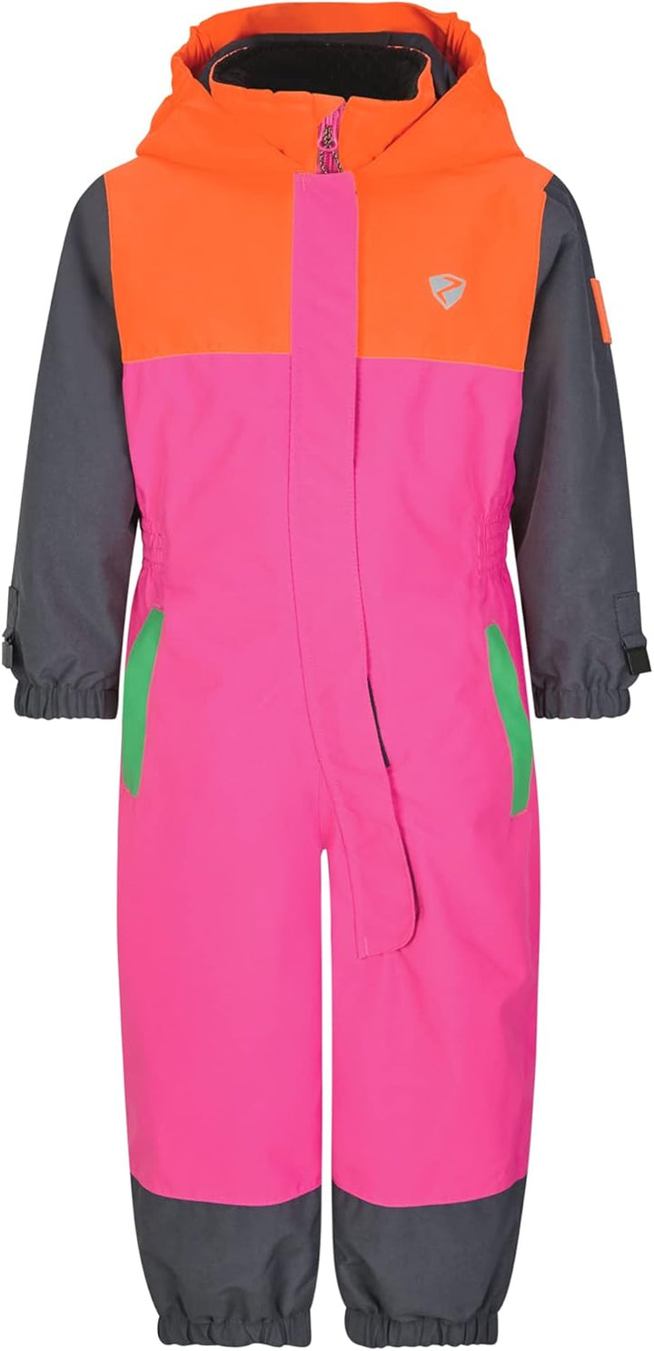 Ziener Unisex Baby Anup Schneeanzug/Skioverall | wasserdicht, winddicht, warm (1er Pack) 98 bright p