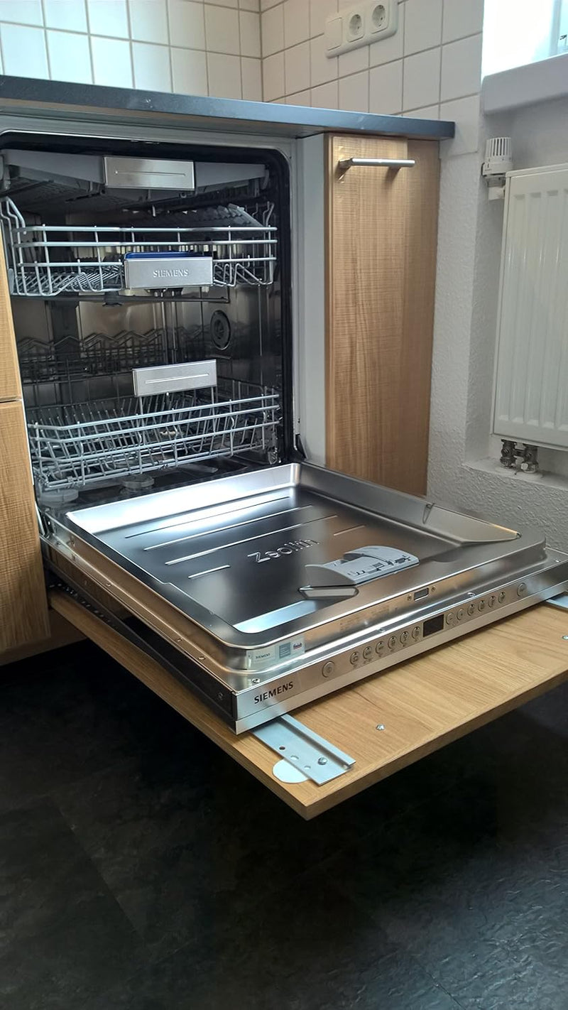 IKEA Gleitscharnier Behjälplig für vollintegriete Geschirrspüler aller Marken (silber, neue Version