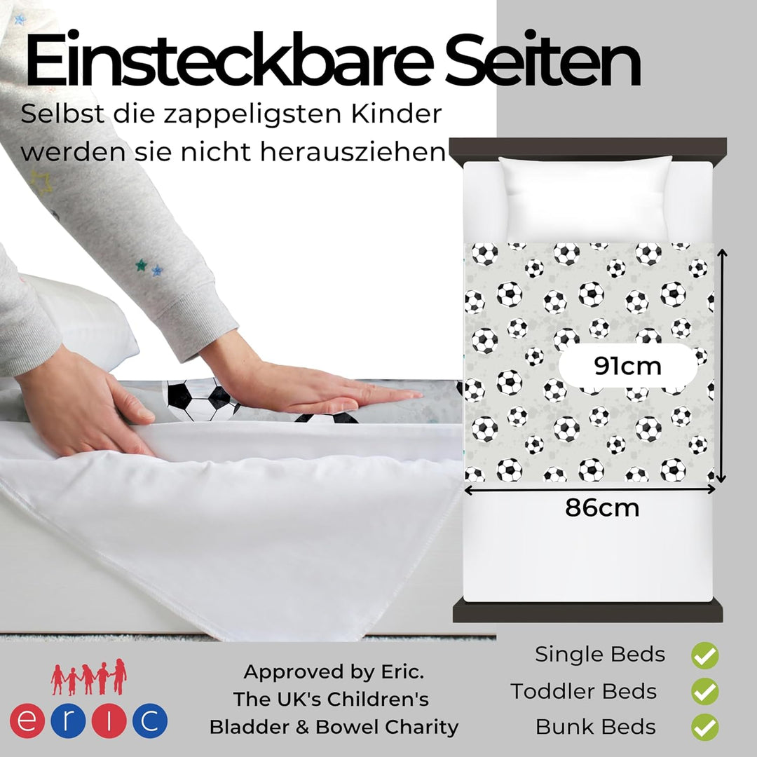 Hygge Sheets® Bettunterlage wasserdicht für Kinder | passend für Baby- & Kinderbett bis 90 cm Breite