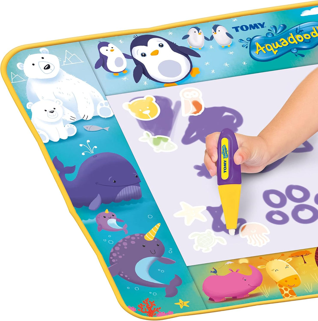 Aquadoodle E73267 Animal Friends Doodle, Offizielles Tomy No Mess Mal- & Zeichenspiel, Wasserspielma