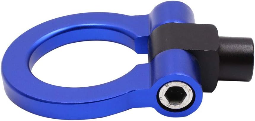 sourcing map Abschleppöse Anhänger Aluminiumlegierung Front Abschleppöse Kit für Blau DE de