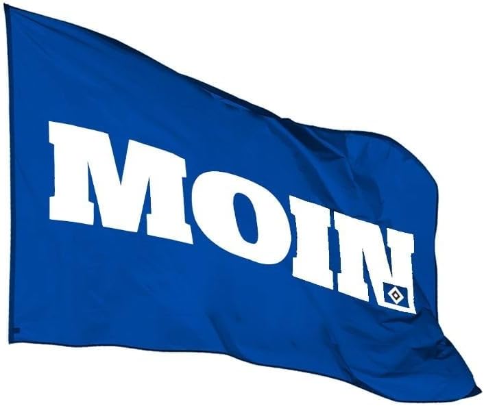 HSV Hamburger SV Fahne Hissfahne Moin