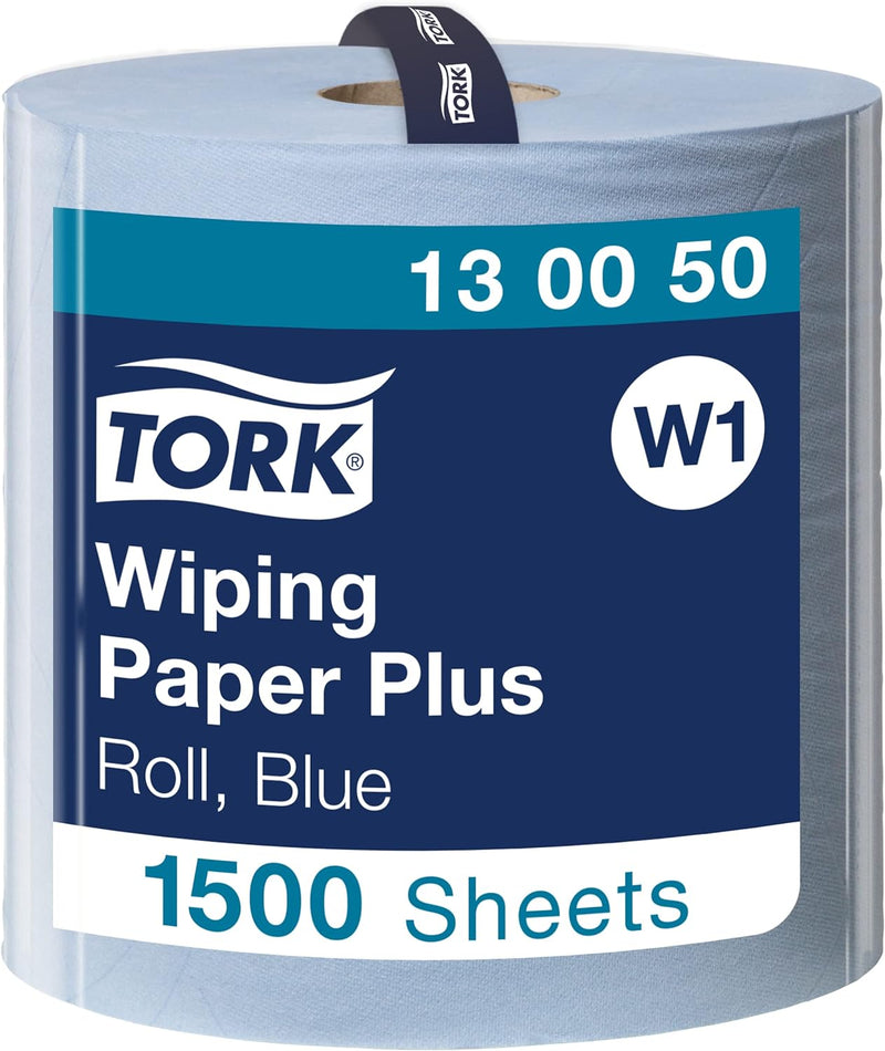 Tork 130050 Starke Mehrzweck Papierwischtücher für W1 Bodenständer- und Wandhalter-System / 2-lagige