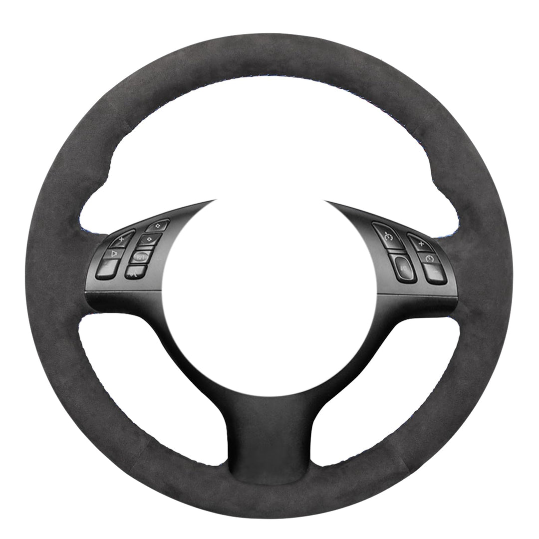 MEWANT Handgenähte Lenkradhülle für 3er E46 E46 / 5er 2004-2005/5er E39 2002-2003 / M3 2001-2006 / M
