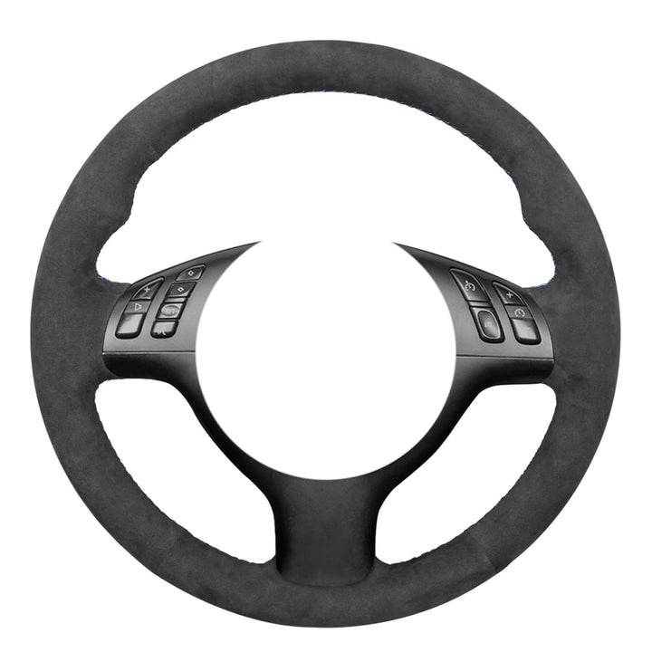 MEWANT Handgenähte Lenkradhülle für 3er E46 E46 / 5er 2004-2005/5er E39 2002-2003 / M3 2001-2006 / M