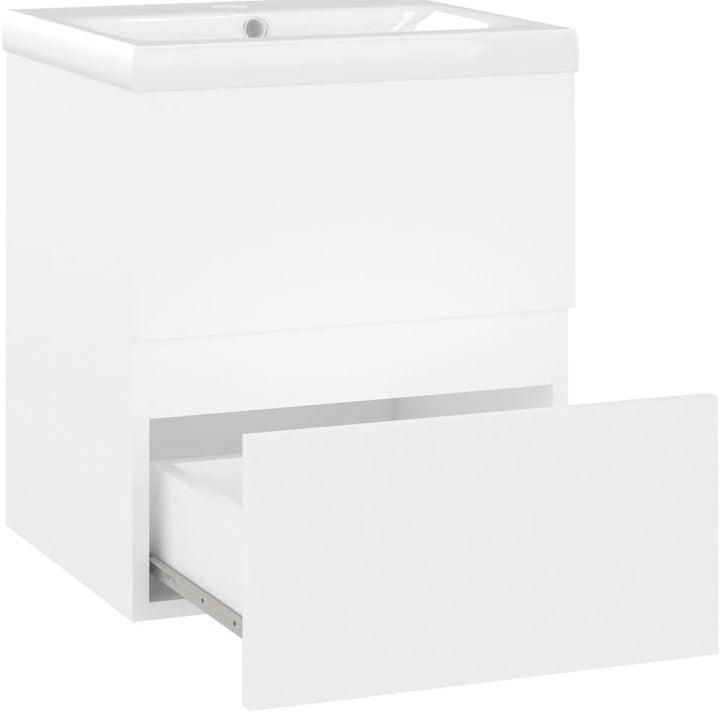 puraday Waschbeckenunterschrank Weiss Unterschrank Waschbecken BadmöBel Set Mit Waschbecken Badezimm