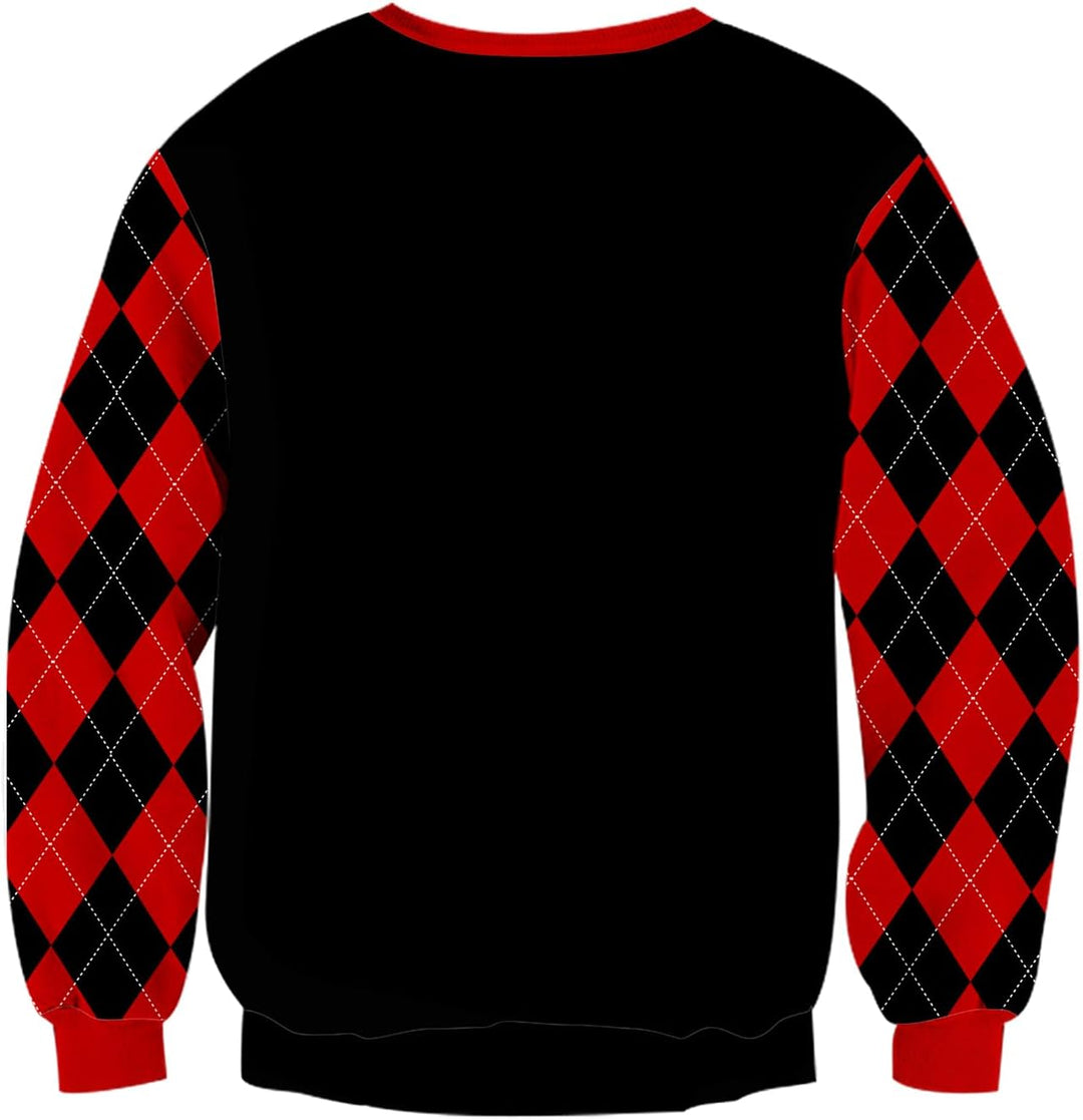 Goodstoworld Unisex Ugly Christmas Sweater Herren Weihnachtspullover Neuheit Dinosaurier Faultier Ka