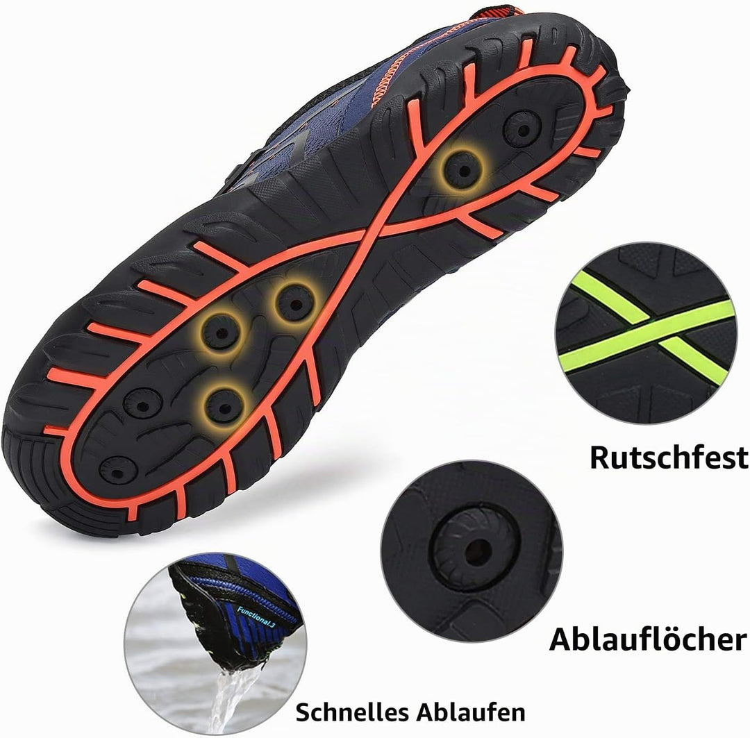 SAGUARO Badeschuhe Damen Herren Wasserschuhe Aquaschuhe Barfuss Schuhe Schnell Trocknend Strandschuh