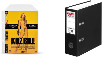 3L Fr 10282 – DVD-Hüllen, perforiert, transparent, mit Klappe, zum Aufbewahren von DVD-Scheiben und