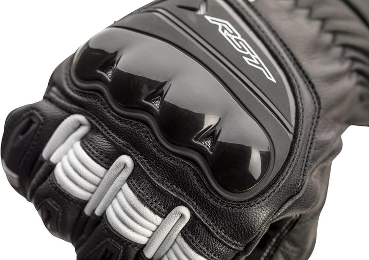 RST Pilot Motorradhandschuhe (Black/White,2XL)
