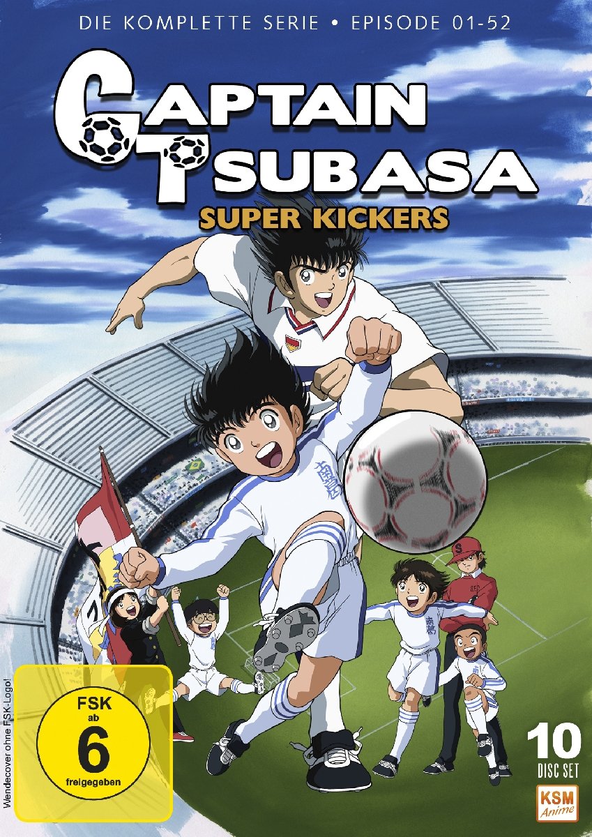 Captain Tsubasa - Super Kickers - Gesamtedition Folgen 1-52 [10 DVDs], DVD