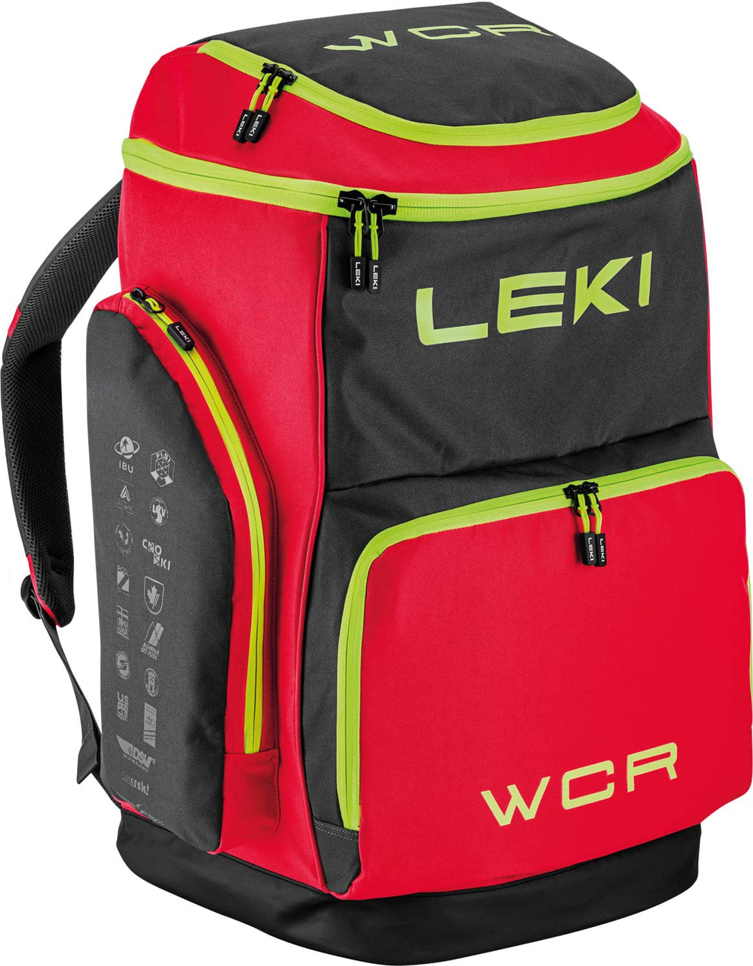 Leki Leki Lenhart GmbH 360052005 - Skiboot Bag WCR / 60L 005 blau 60 l Schwarz-rot-gelb, 60 l Schwar