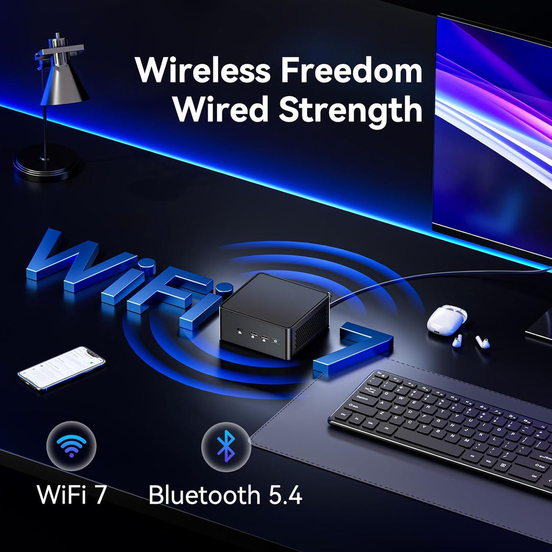 Intel NUC 15 PRO, für ASUS NUC 15 PRO Mini PC – mit Core 7 240H, 32GB RAM & 1TB SSD, Win 11 Pro, Int
