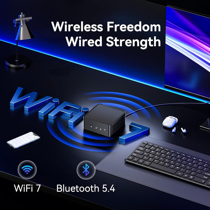 Intel NUC 15 PRO, für ASUS NUC 15 PRO Mini PC – mit Ultra 7 255H, 32GB RAM & 1TB SSD, Win 11 Pro, In
