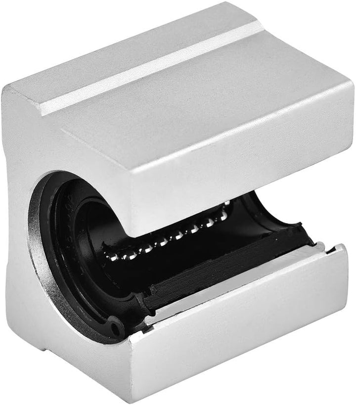 Dioche 4 Stück SBR16UU 16 Mm Offener Kastentyp Aluminium-Linearlager-Gleitblock CNC Aluminium Offene
