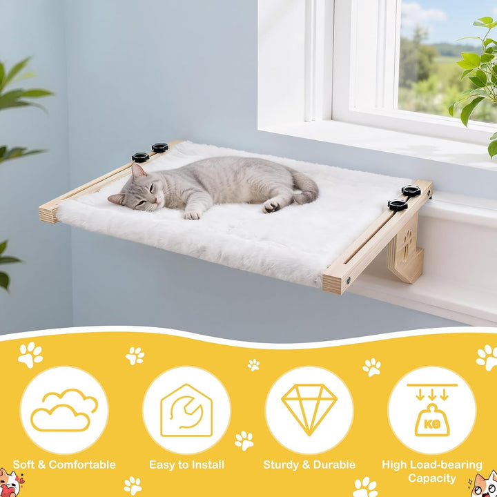 Heizungsliege Katzen Katzenliege Balkon Katzenbett für Bettkante Heizung Hängen Liegeplatz Einhängen
