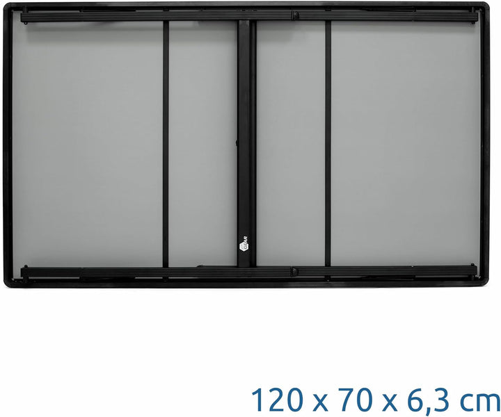 your GEAR Campingtisch Tivoli XL – Klapptisch 120x70 cm, 70 cm Höhe – Wasserfester, langlebiger Alum