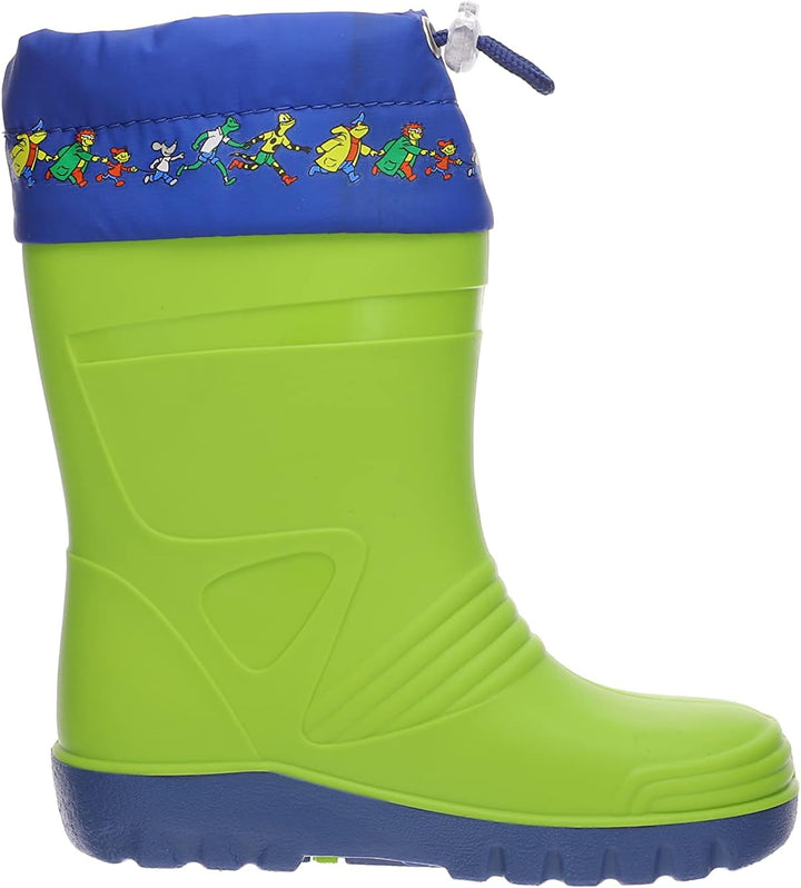 Lurchi Jungen Peer Gummistiefel, Grün