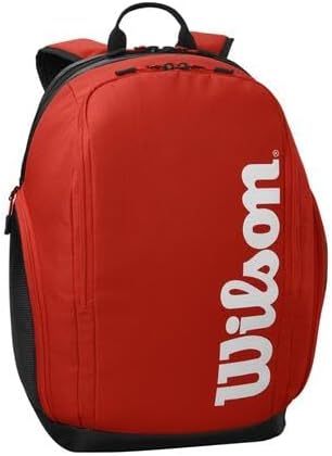 Wilson Padel-Rucksack Tour, Für bis zu 2 Schläger, Grau