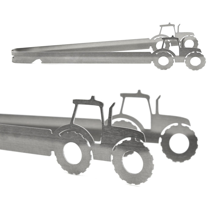 Grillzange Motiv Traktor, spülmaschinengeeignet, Geschenkidee, Männergeschenk