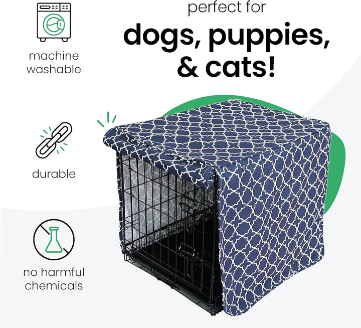 Hundekäfig-Abdeckung – passend für 76,2 x 48,3 x 53,3 cm grosse Hundebox – Hundehüttenabdeckung – Hu