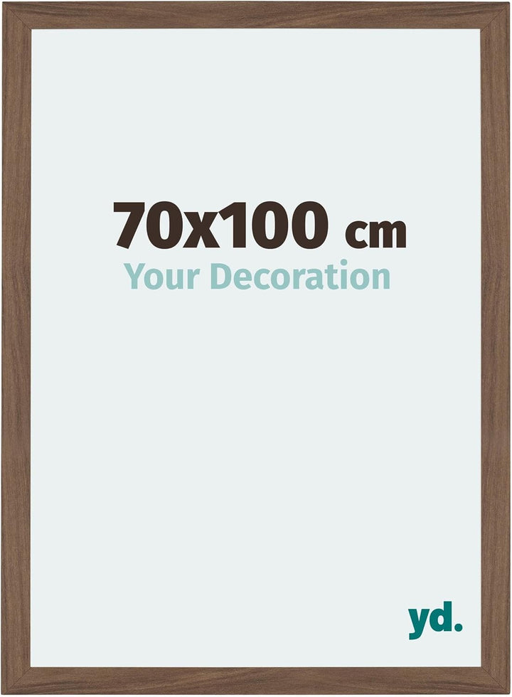 yd. Your Decoration - Bilderrahmen 70x100 cm - Bilderrahmen aus MDF mit Acrylglas - Antireflex - Aus