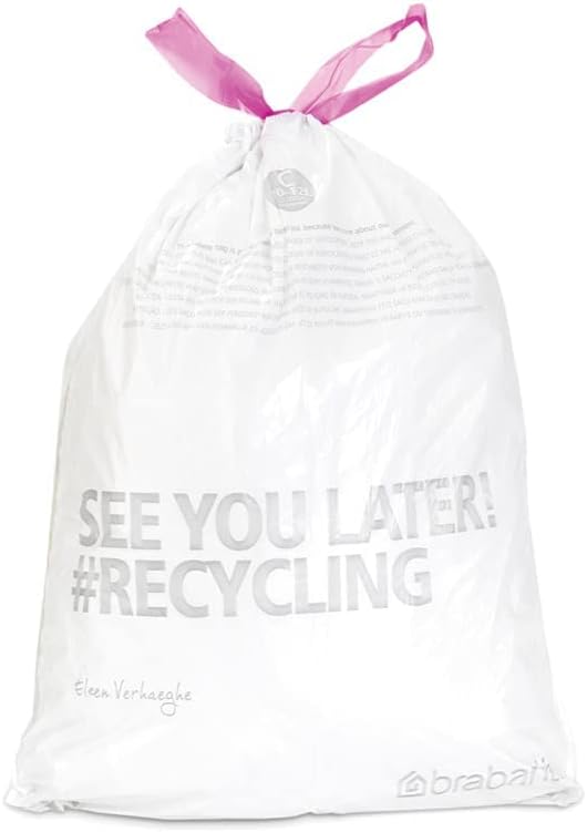 Brabantia Müllbeutel, extra stark, perfekte Passform, Grösse C, 10–12 l, 5 Stück 5 20 Count (Pack of