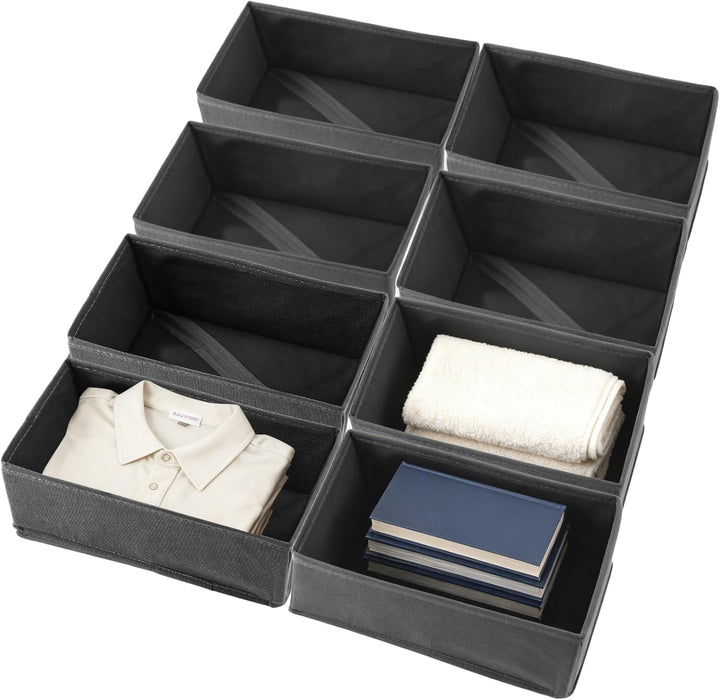 STARVAST 8 Stück Kleiderschrank Organizer Schubladen Ordnungssystem Faltbare Stoff Aufbewahrungsbox