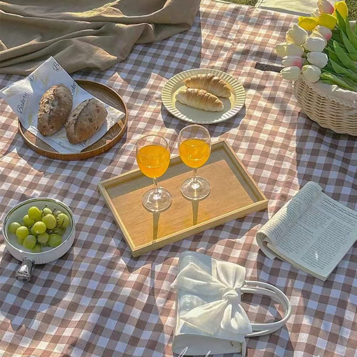 Extra grosse Picknickdecke, Stranddecke, 203.2x203.2 cm, Picknickmatte, wasserdicht, sanddicht, falt