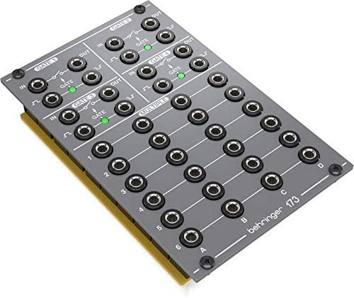 Behringer 173 QUAD GATE/MULTIPLES Legendäres analoges Quad Gate und Multiples Modul für Eurorack, 17