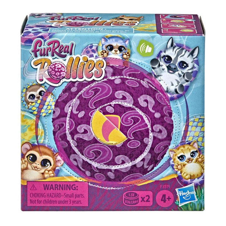 furReal Rollies Plüschspielzeug, Überraschungstierchen, Geräusche, Überraschungsaccessoire, 9 Sammel