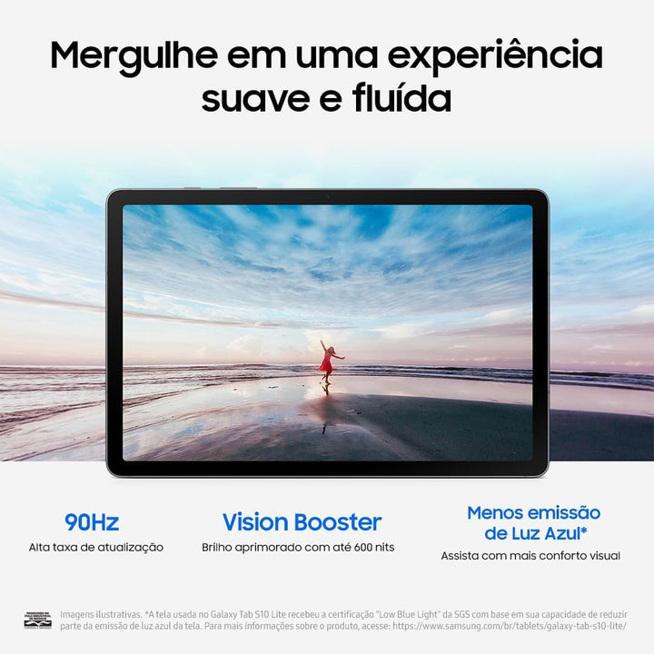 SAMSUNG Galaxy Tab S10 Lite mit S-Pen, 128 GB, 6 GB RAM, nur WLAN, 11 Zoll 90 Hz LCD, Android 15 WiF