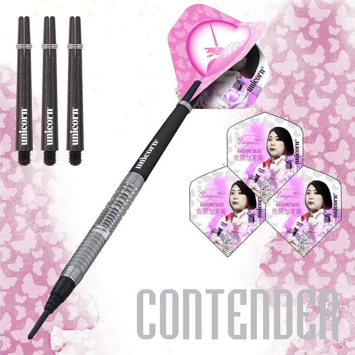 Unicorn Contender Darts 20 g Naturfarben und Schwarz, 20 g Naturfarben und Schwarz