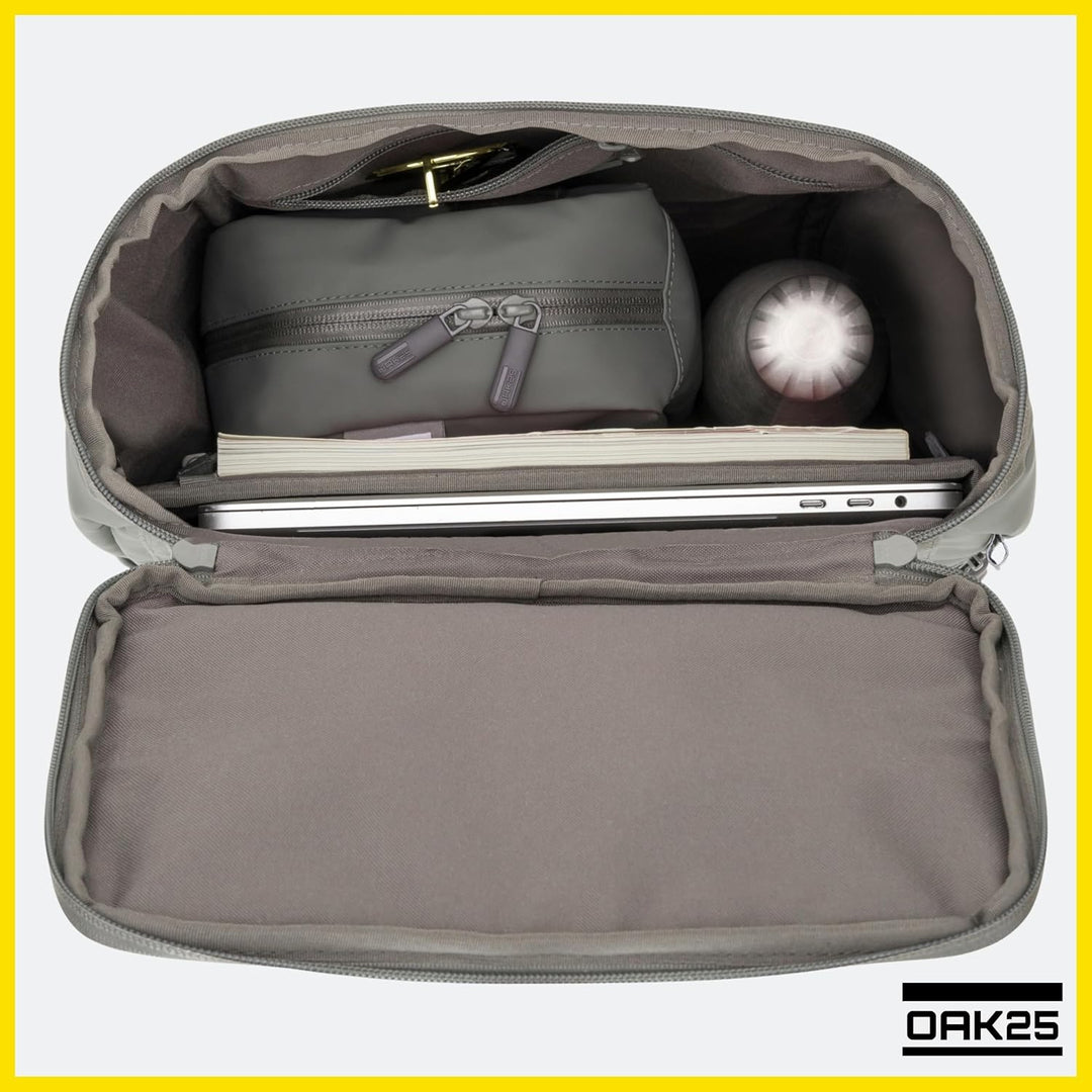 OAK25 Rucksack Damen & Herren Grün - Daybag - Reflektierender Fahrradrucksack - Hohe Sichtbarkeit &