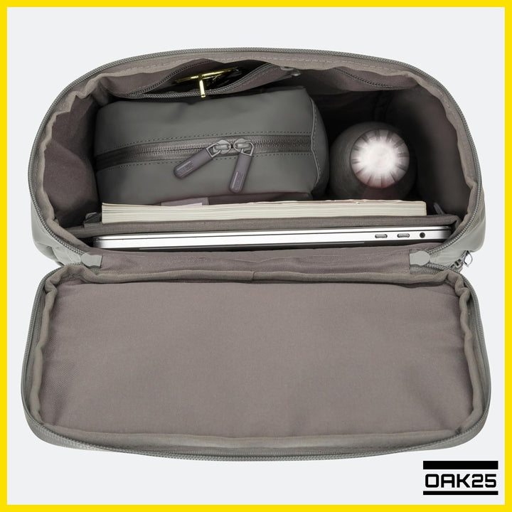 OAK25 Rucksack Damen & Herren Grün - Daybag - Reflektierender Fahrradrucksack - Hohe Sichtbarkeit &