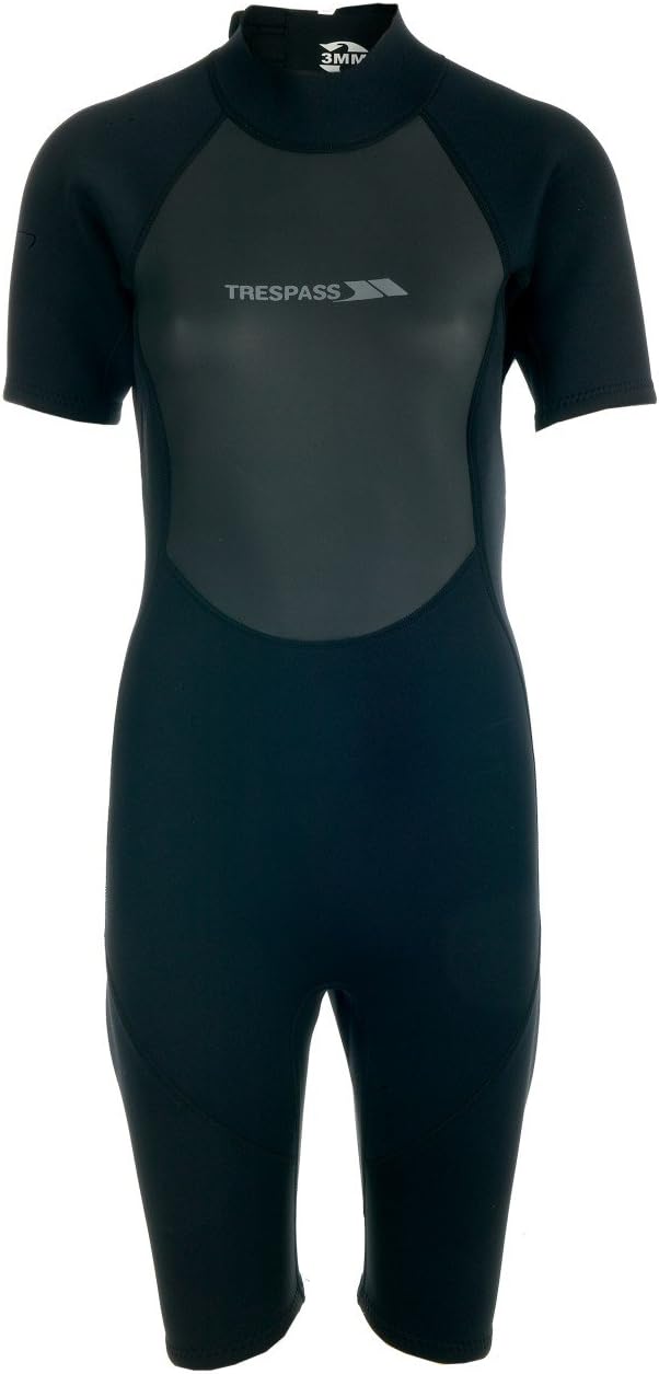 Trespass scubadive Damen Kurz Neoprenanzug M Schwarz, M Schwarz