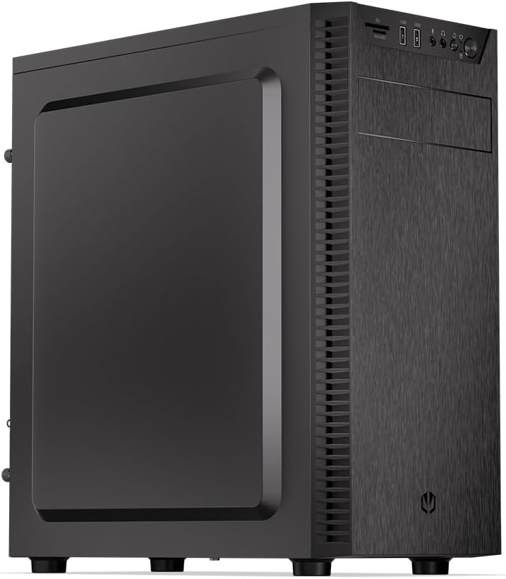 ENDORFY Armis 100 Solid, kleines ATX PC-Gehäuse, 120 mm Lüfter inklusive, bis zu 335 mm GPU, max. 16