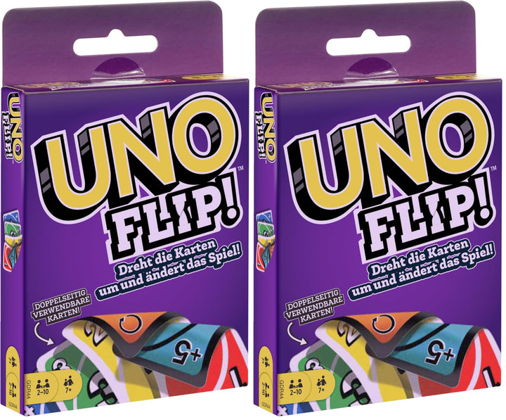 UNO - Karten-Spiels mit beidseitig bedruckten Karten, neuem Twist und spezieller FLIP-Karte, GDR44 (