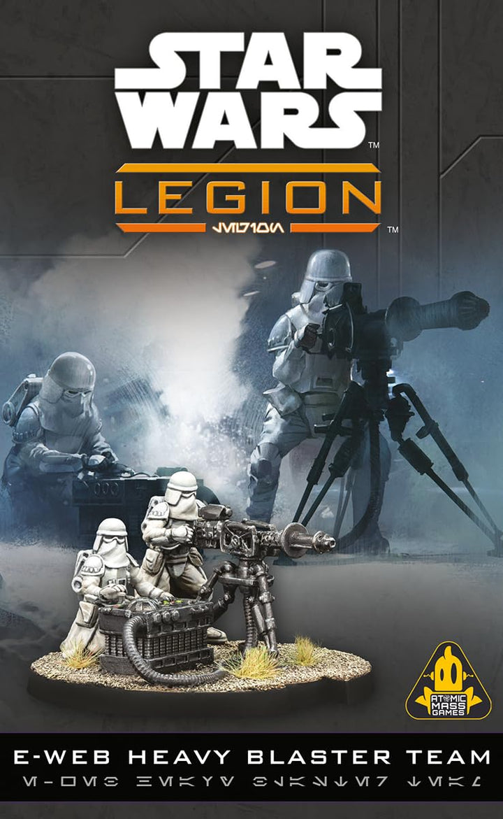 Asmodee, Star Wars: Legion – E-Web Heavy Blaster Team (E-Netz-Blaster-Geschütz-Team), DE-Version, Ta