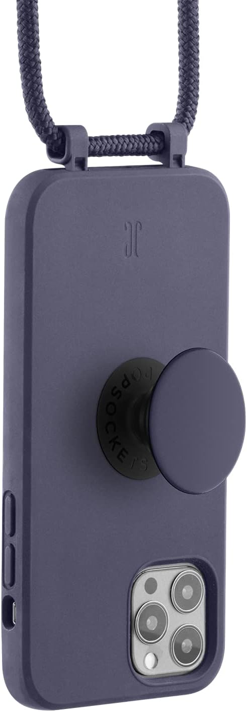 PopSockets x Just Elegance - Handyhülle für iPhone 12 Pro Max mit einer Abnehmbarereiner Geflochtene