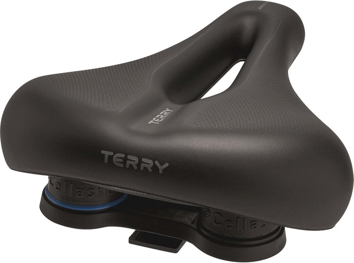 TERRY Herren Anatomic Flex Gel Fahrradsattel, Black, One Size