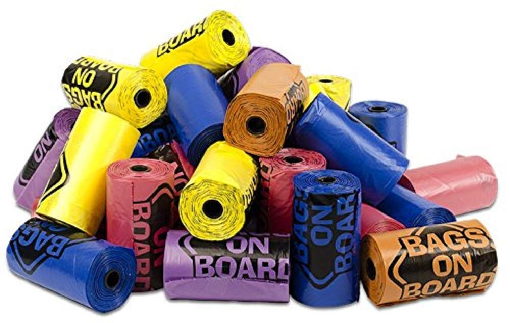Bags on Board Bunte Hunde - Kotbeutel - 840 Stück