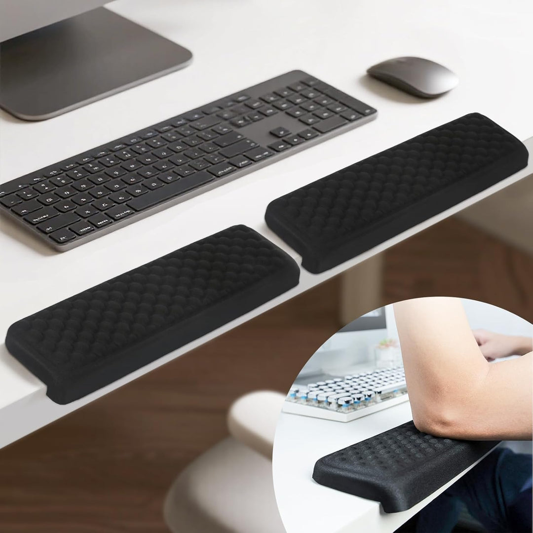 L-förmige Schreibtisch EdgeRest 2er-Set Handballenauflage Tastatur Armauflage Schreibtisch 38cm Schr